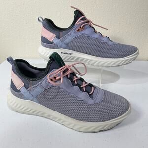 Ecco Womens ATH-1FW Blue Pink Phorene Lace Up Athletic Sneaker 40 US 9 9.5